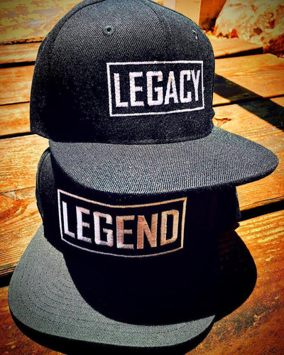 Legend and Legacy Father/Son Snapback Hats, Legend Legacy Gift for Dad