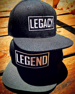 Legend and Legacy Father/Son Snapback Hats, Legend Legacy Gift for Dad
