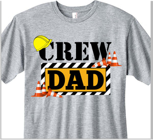 Construction Birthday Shirt, Bulldozer, Backhoe, Crane, Digger