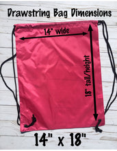 Cheerleader Drawstring Bag, School Spirit, Glitter Cheer Bag, Cheer Swag