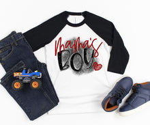 Mama's Boy Raglan Shirt