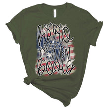 My Hero Wears Combat Boots Support Our Troops T-Shirt