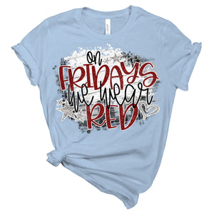 On Fridays We Wear Red, Remember Everyone Deployed, Support Our Troops T-Shirt