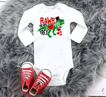 Rawr Means I Love You in T-Rex, T-Rex Dinosaur Valentine's Day Shirt, Boys Valentine's Day T-Shirt