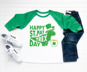 St Patrick's Day T-Rex Shirt