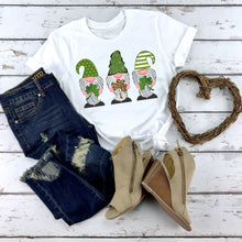 St. Patrick's Day Leopard Print Gnome Women's Shirt