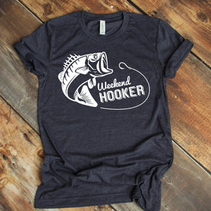 Weekend Hooker Shirt, Father's Day Gift, Gift for Dad, Fishing Gift for Dad